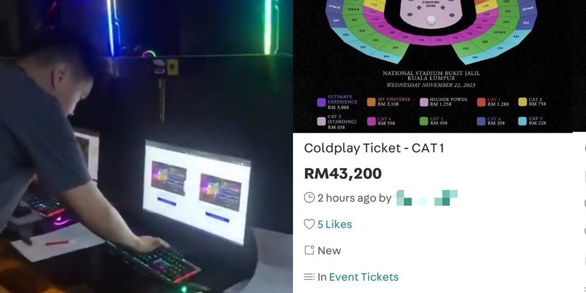 Individu Ini Dedahkan Taktik ‘Scalper’ Beli Ratusan Tiket Coldplay Dalam Tempoh Yang Singkat