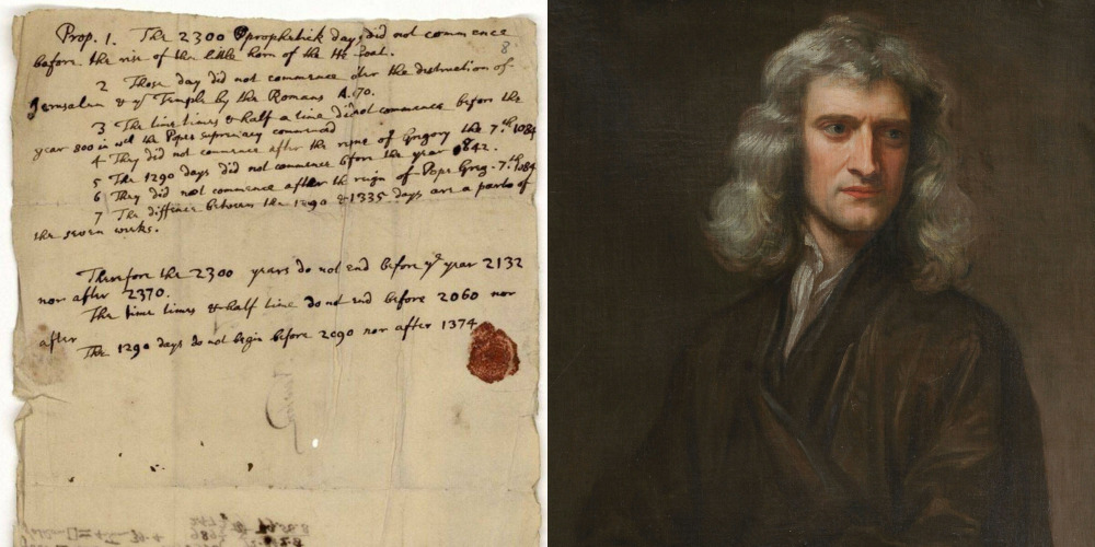 Surat Isaac Newton Yang Meramalkan Kiamat Dengan Menggunakan Ilmu Matematik