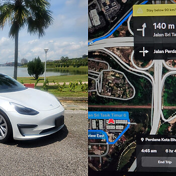 Sekali 'Charge' Penuh Boleh Sampai Kelantan, Lelaki Ini Kongsi Pengalaman Beraya Dengan Tesla