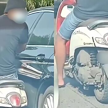 Modus Operandi Baharu, Lelaki Lekat Paku Pada Selipar Untuk Pancitkan Tayar Kereta