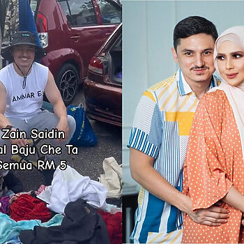 Hanya Serendah RM5, Zain Saidin Jual Baju Che Ta Di Car Boot Sale Curi Tumpuan Netizen