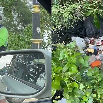 MBJB Ambil Tindakan Terhadap Pekerja Pembersihan Buang Sampah Tepi Pantai