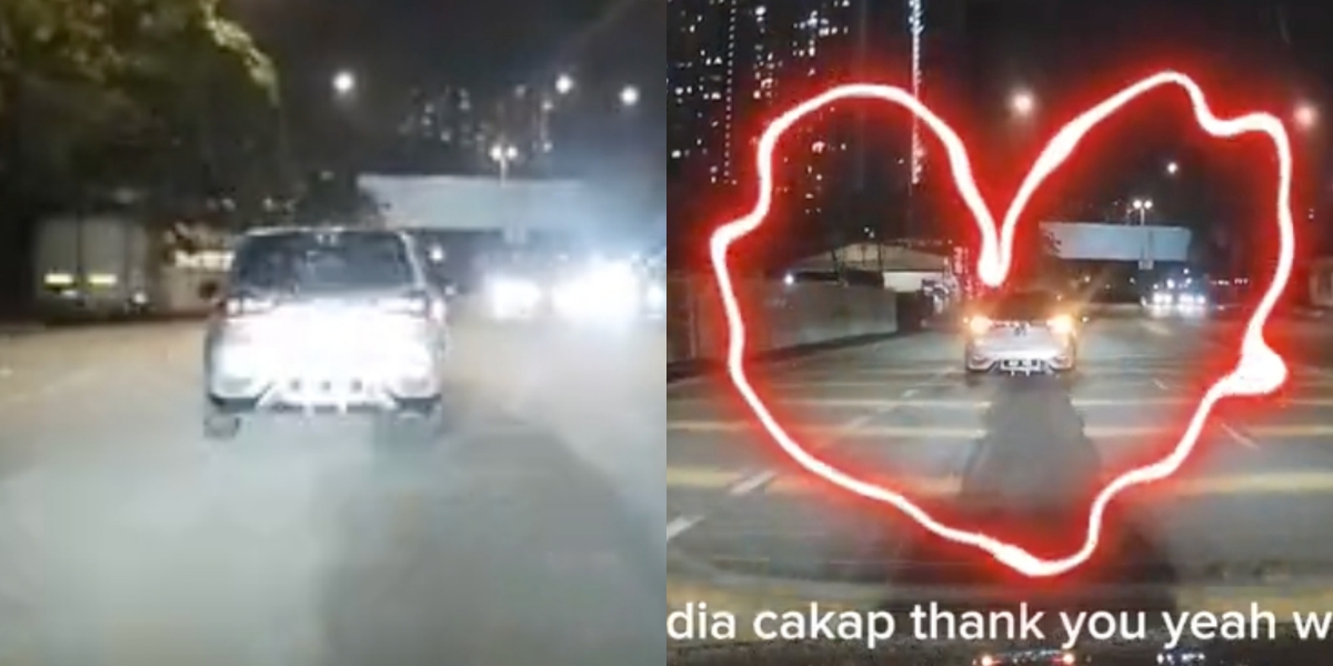 kereta terlupa buka lampu