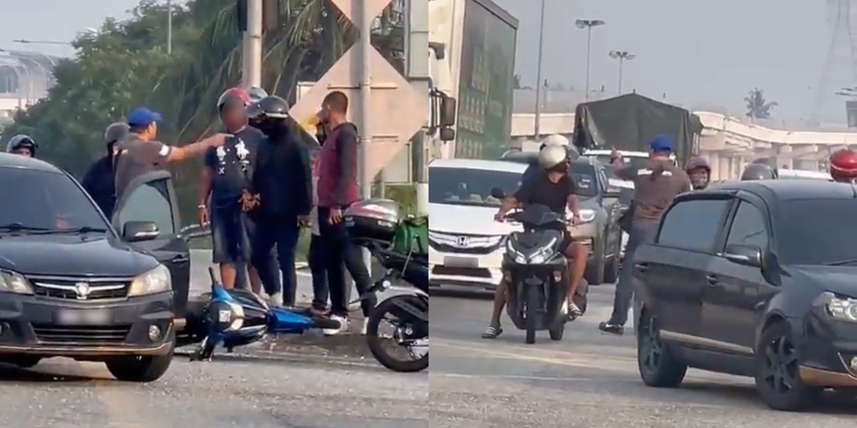 Lelaki sado pukul penunggang motosikal kena berkas