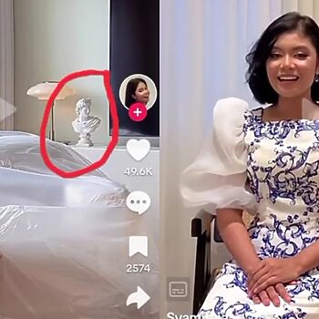 Hiasan Rumah Syamimia Jadi Perhatian, Netizen Minta Buang Patung Dewa Yunani