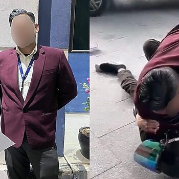 Lelaki Blazer Merah Sudah Berbaik Dengan Rider, Tampil Buat Laporan Untuk Pertahan Diri