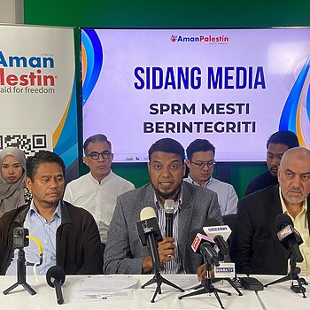 Aman Palestin Kepada SPRM - 'Nyah Beku Akaun Atau Berdepan Tindakan Undang-Undang'