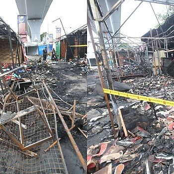 Lot tapak perniagaan tiada kebenaran pemilik tanah dan pihak berkuasa