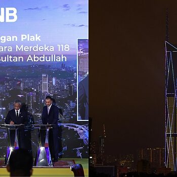Agong Rasmi Menara Kedua Tertinggi Di Dunia, Merdeka 118