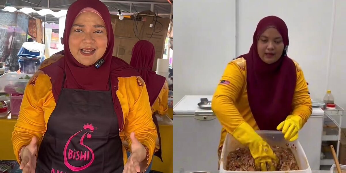 Peniaga Wanita Tampil Mohon Maaf, Dah Buang ‘Glove’ Kuning Selepas Ditegur KKM