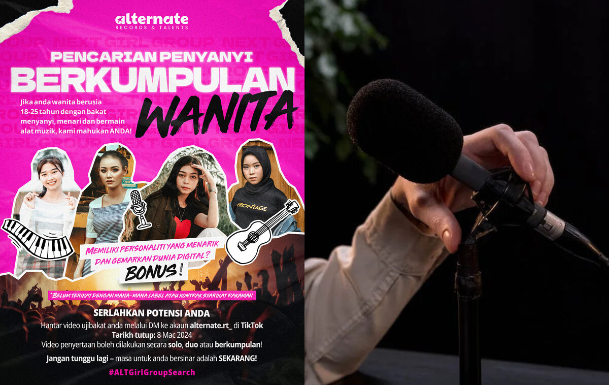 Alternate Records & Talents Anjur Uji Bakat Pencarian 'Girl Group' Baharu
