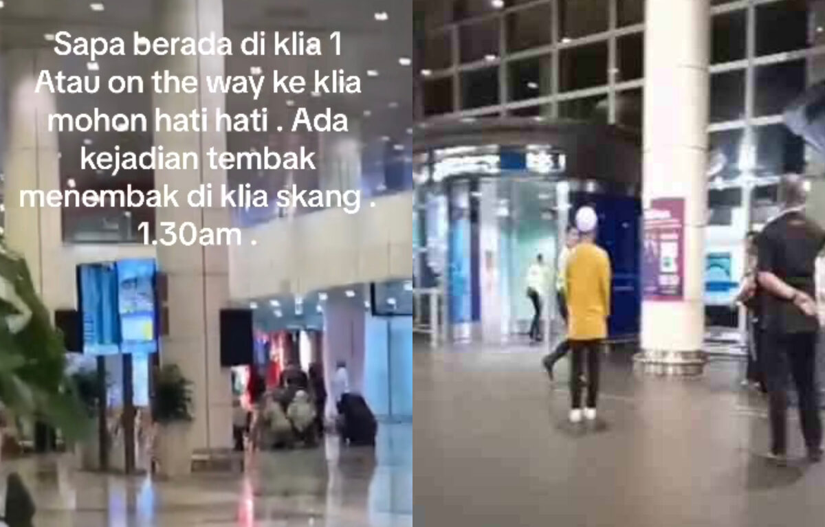 Lelaki Lepaskan Tembakan Cuba Bunuh Isteri Di KLIA, Pengawal Peribadi Cedera Parah