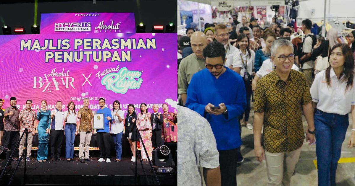 Absolut Bazaar x Festival Gaya Raya 2024 Dinobatkan Sebagai Festival Ekspo Raya Terbesar