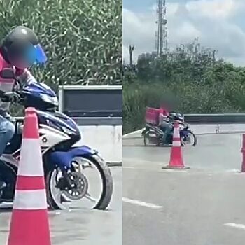 Video Rider Penghantar Makanan 'Redah' Jalan Baru Disimen Undang Pelbagai Reaksi Netizen