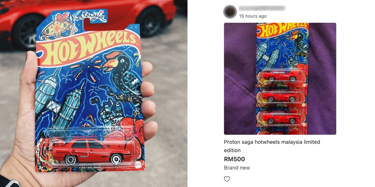 Tak Sampai 24 Jam Dilancarkan, 'Scalper' Jual Hot Wheels Proton Saga Edisi Khas Setinggi RM500