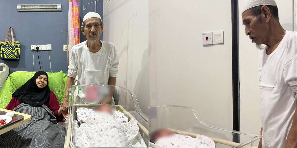 Penantian Sepuluh Tahun Berakhir, Lelaki 80 Tahun Ini Dapat Anak Pertama