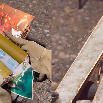 Orang Korea Jual 'Lemang Instant', Siap Ada Batang Buluh Dalam Pek