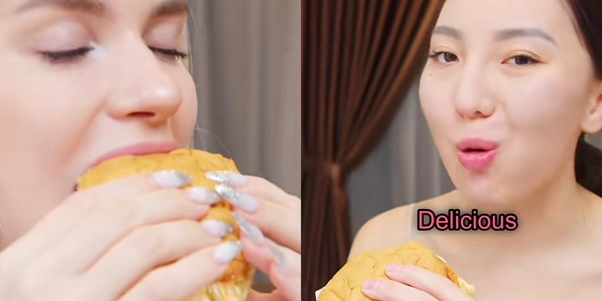 Selepas Gigitan Pertama, Awek Rusia Jadi ‘Angau’ Dengan Burger Special Malaysia