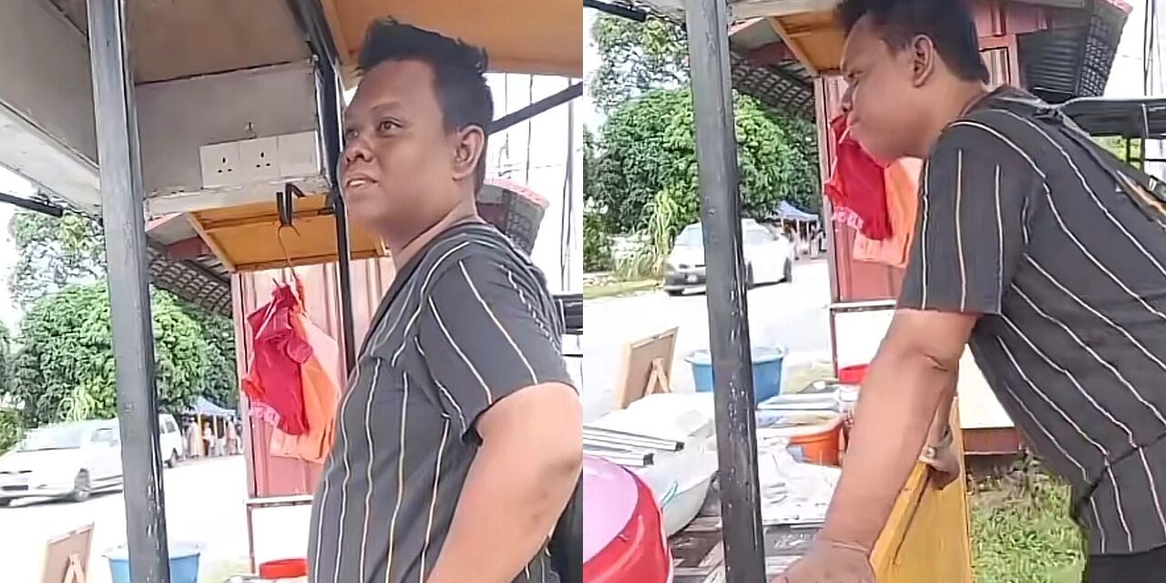Pak Cik ‘Sound’ Peniaga Baru, Beri Alasan Ganggu Tapak Jualannya