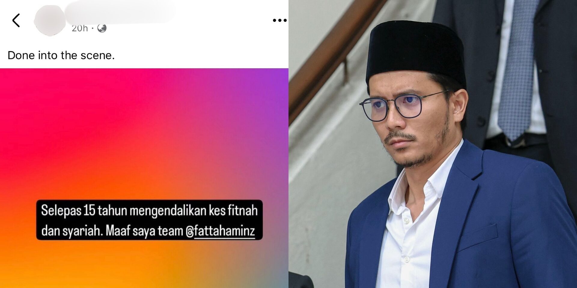 ‘Dah 15 Tahun Kendali Kes Syariah, Maaf Saya Team Fattah Amin’ - Peguam Syarie