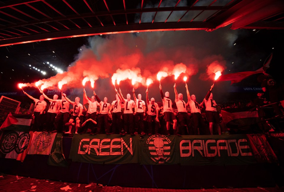 Tak Peduli Dengan UEFA, Ultras Celtic Buat Soldariti Untuk Palestin