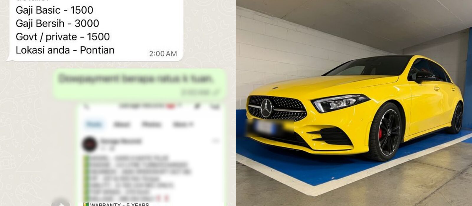 Jurujual 'Stress' Layan Pelanggan Gaji RM3,000 Tapi Nak Beli Mercedes RM300,000