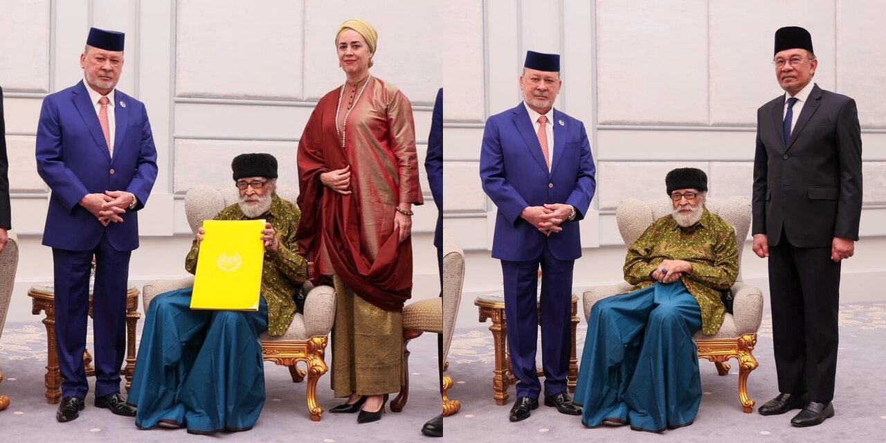 Agong Kurnia Prof Dr Syed Muhammad Naquib Al-Attas Gelaran Profesor Diraja