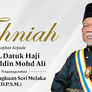 Tak Sampai 4 Bulan Dianugerahkan, Melaka Tarik Balik Gelaran 'Datuk' CEO GISBH 3 Tak Sampai 4 Bulan Dianugerahkan, Melaka Tarik Balik Gelaran 'Datuk' CEO GISBH