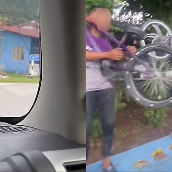 Ekoran Kayuh Secara Berbahaya, Lelaki Denda Budak Basikal Lajak Naik ‘Podium’
