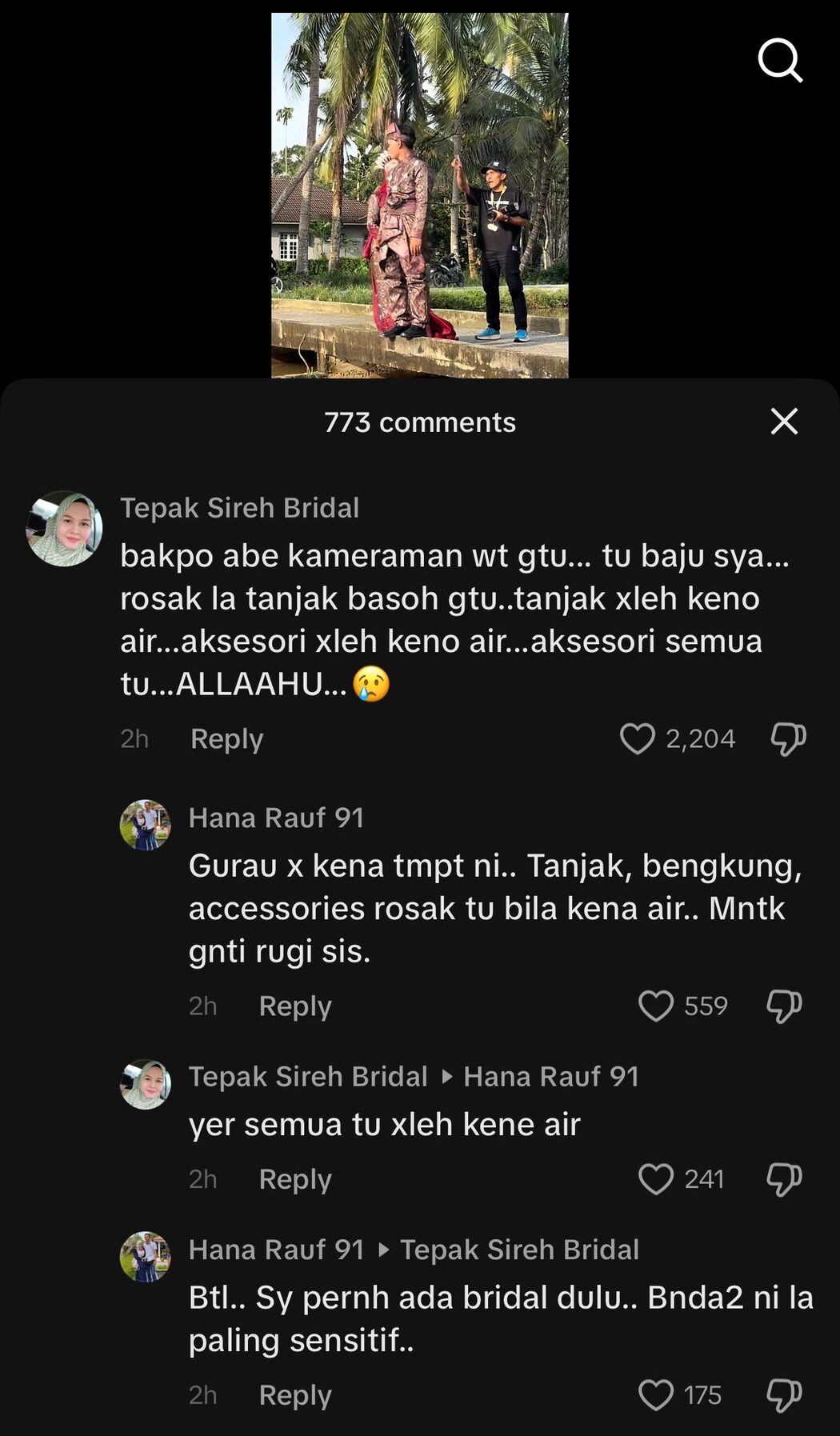 jurugambar tolak pengantin