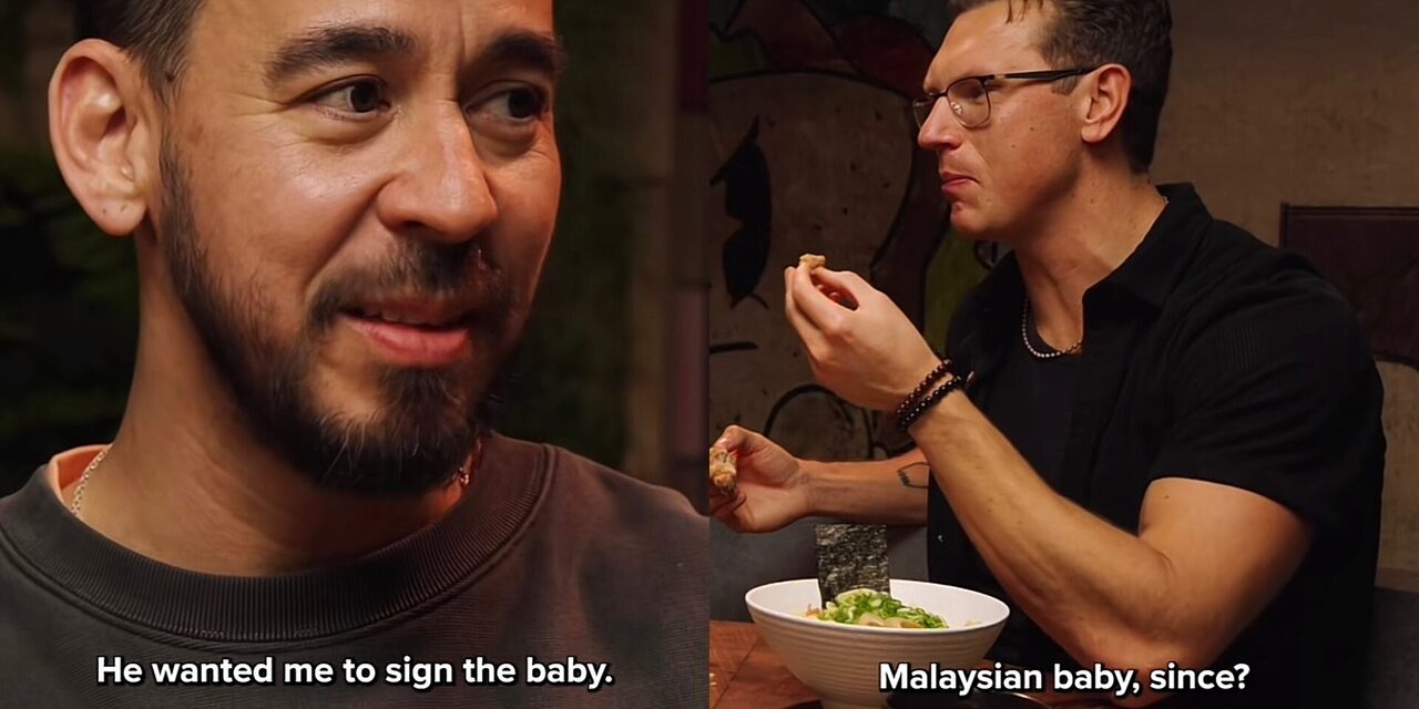 Mike Shinoda Kongsi Pernah Beri ‘Sign’ Pada Kepala Bayi Dari Malaysia