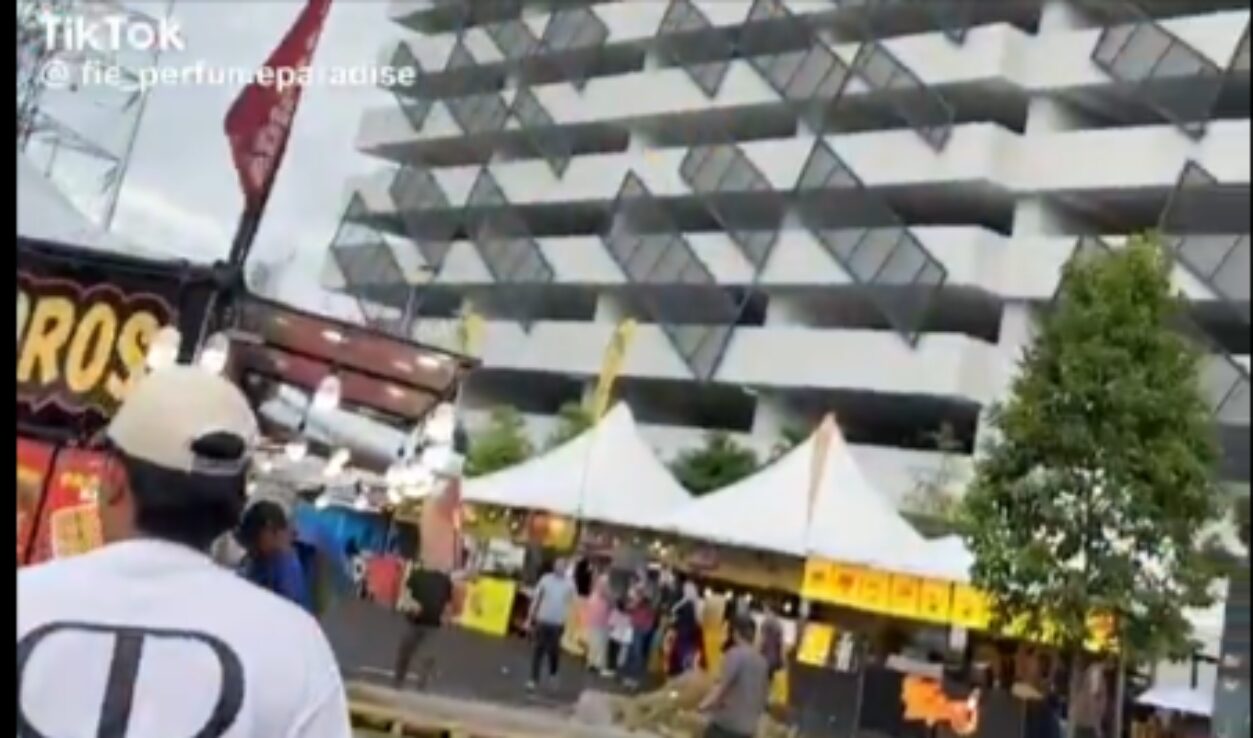 Botol Cencaluk Dibaling Dari Pangsapuri Melayang Atas Kepala Peniaga Festival Makanan