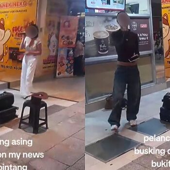 'Ada Permit Ke?' - Rakyat Malaysia Bengang Tengok Pelancong Asing Selamba 'Busking' Di Bukit Bintang
