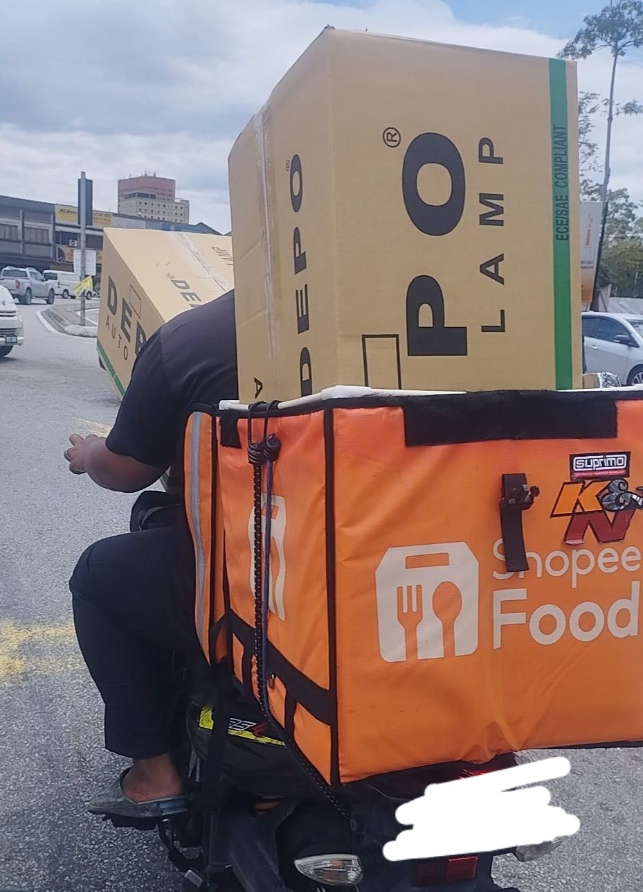 Rider Didakwa Sanggup Bahayakan Nyawa Demi Sauk 'Job' Tepi? 2 rider Shopee