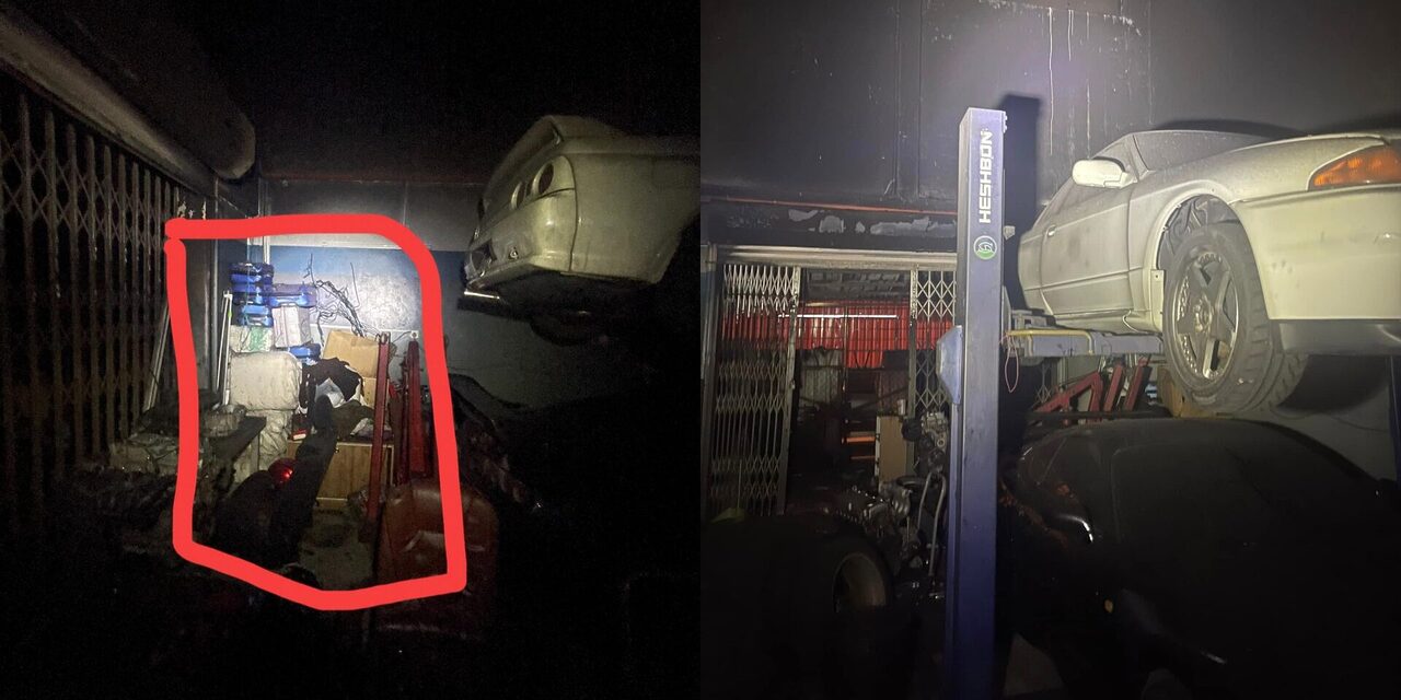 'Mungkin Asbab Simpan Peralatan Pengurusan Jenazah' – Stor Simpan Kereta Lelaki Ini Tak Disambar Api