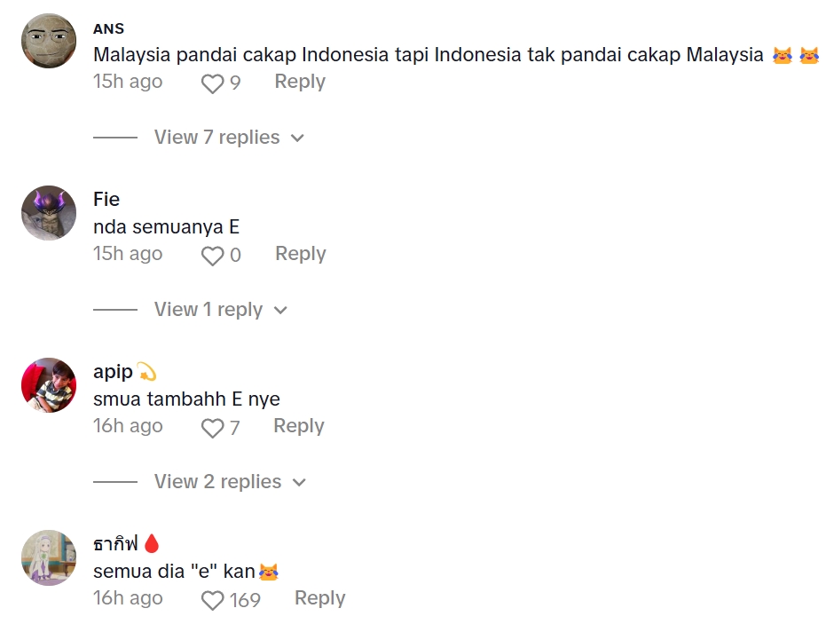 Streamer Indonesia Cuba Berbahasa Malaysia Dengan Tambah Bunyi 'E' Pada Hujung Perkataan Buat Ramai Terhibur 3 streamer indonesia