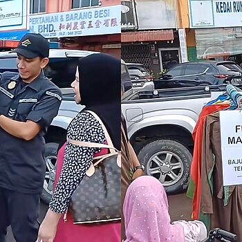 ‘Kecil Bagi Kita Tapi Besar Buat Mereka’ - Baju Melayu Terpakai Percuma Tersedia Di Bazar Ramadan Ini 3 Baju melayu