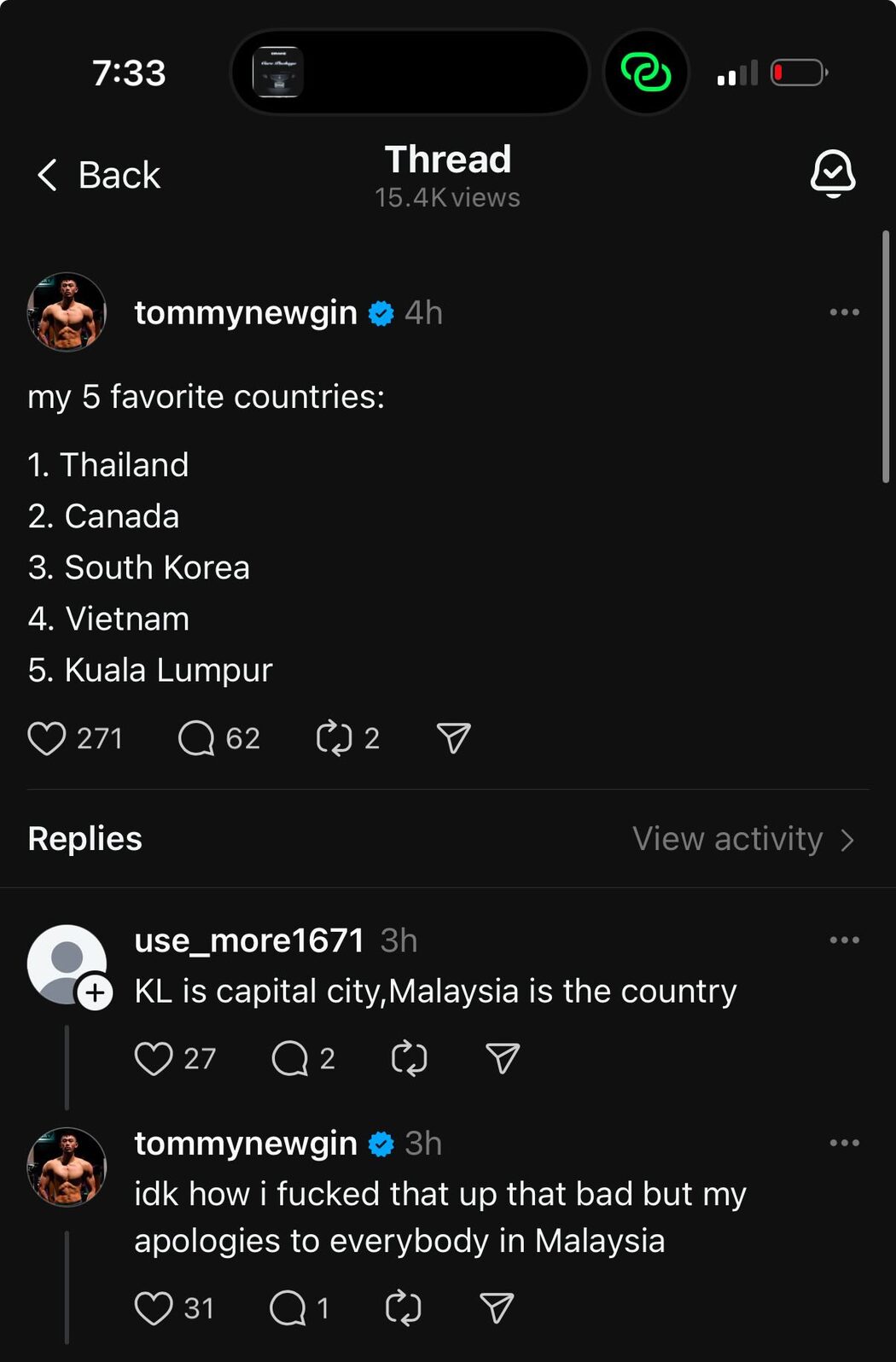 TikToker Ini Redha Diserang Netizen Malaysia Ekoran Label Kuala Lumpur Sebagai Negara 2 tiktoker