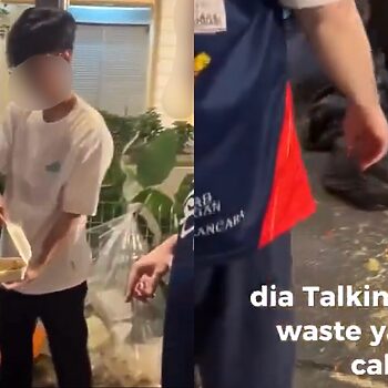 Banyak Makanan Dibuang Oleh Gelandangan, Netizen Cadangkan Bagi Pelajar Lagi Bagus