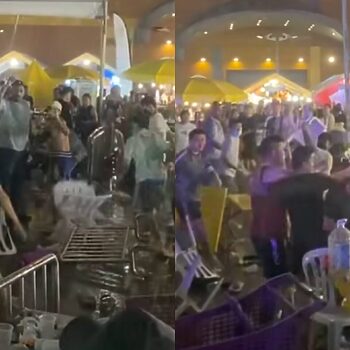 Peserta Bergaduh & Baling Kerusi, Polis Mula Siasatan Kekecohan Pesta Songkran Di Pusat Beli-Belah