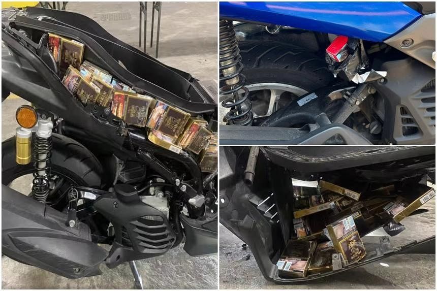 Sorok Dalam 'Kapcai', ICA Patahkan Cubaan Seludup Rokok Dari Malaysia 3 ICA