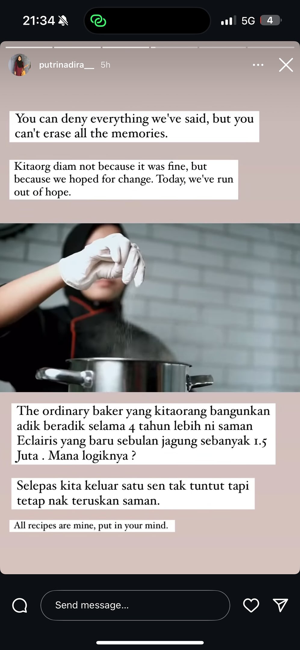 The Ordinary Baker Saman Eclairis RM1.5 Juta, Syarikat Adik Beradik Saman Menyaman