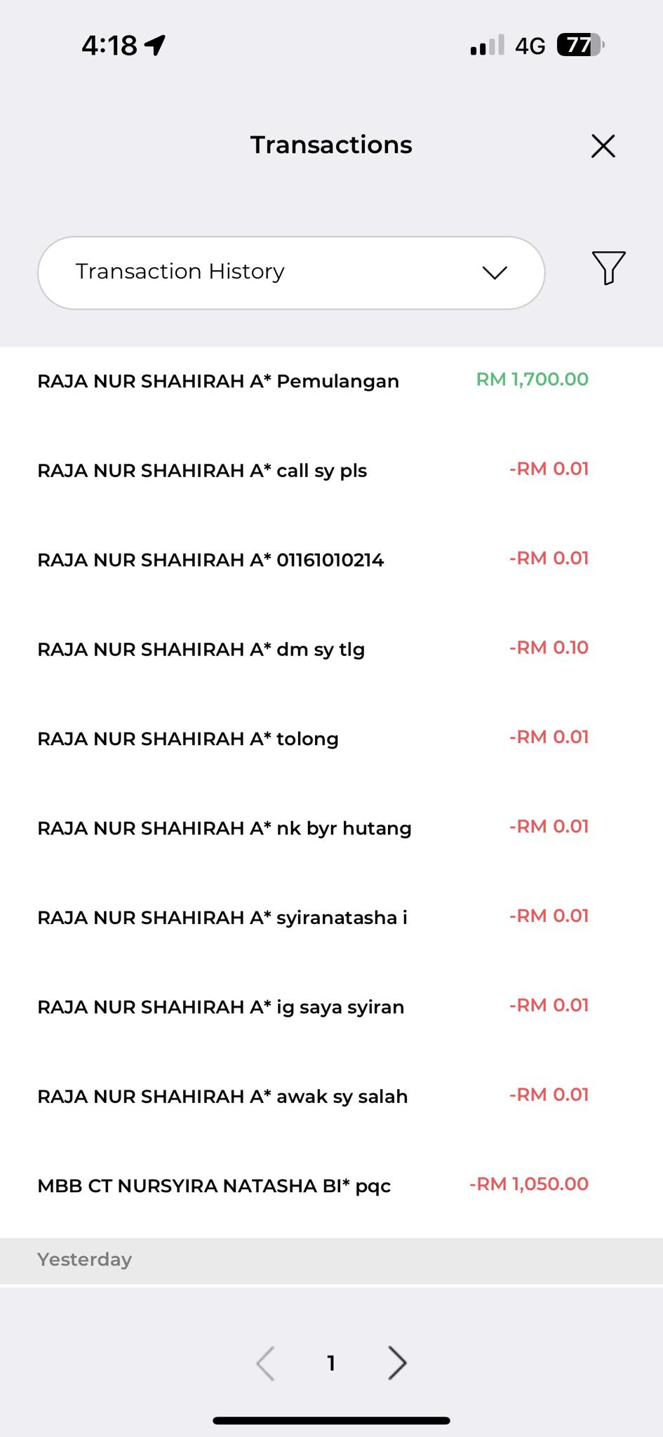 Trik Wanita Dapatkan Semula Duit Tersalah 'Transfer' RM1,700 Ini Tarik Perhatian Ramai 2 trasnfer