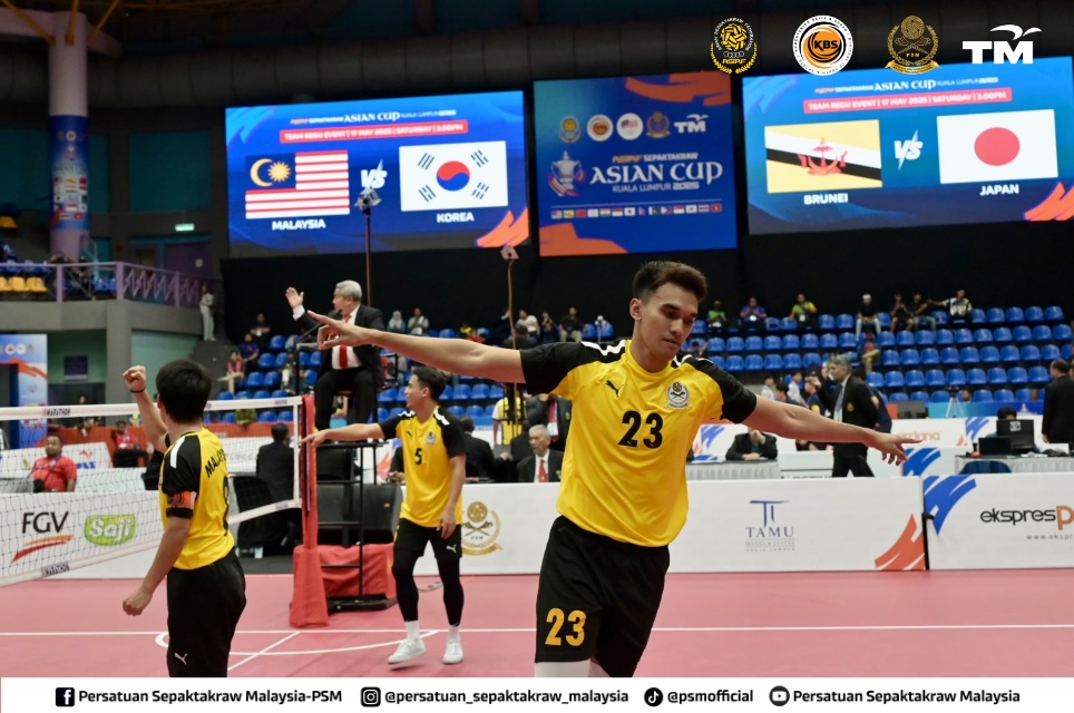 Malaysia Ke Final Acara Regu Berpasukan Kejohanan Sepaktakraw Piala Asia 2025 2 Regu Berpasukan