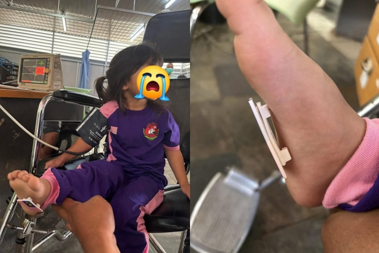 Pin Lencana Bendera Malaysia Tercucuk Pada Tapak Kaki Murid, Ramai Risau Bakal Berulang Lagi 2 pin