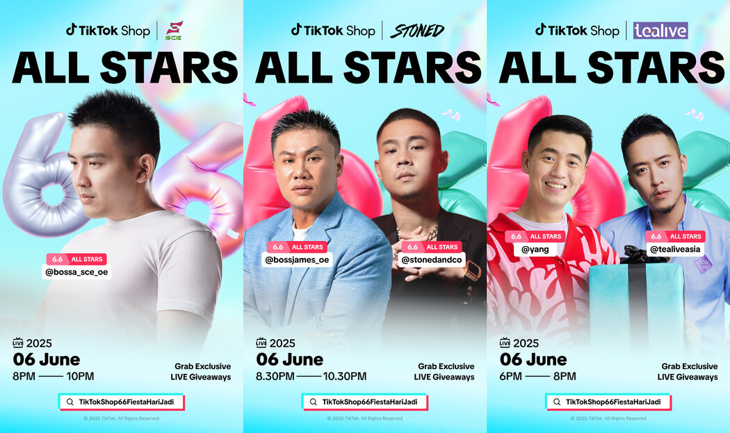 TikTok Shop 6.6 Fiesta Hari Jadi: Potongan Hingga 66% Dan Baucar Berganda Sehingga RM100 Menanti Anda