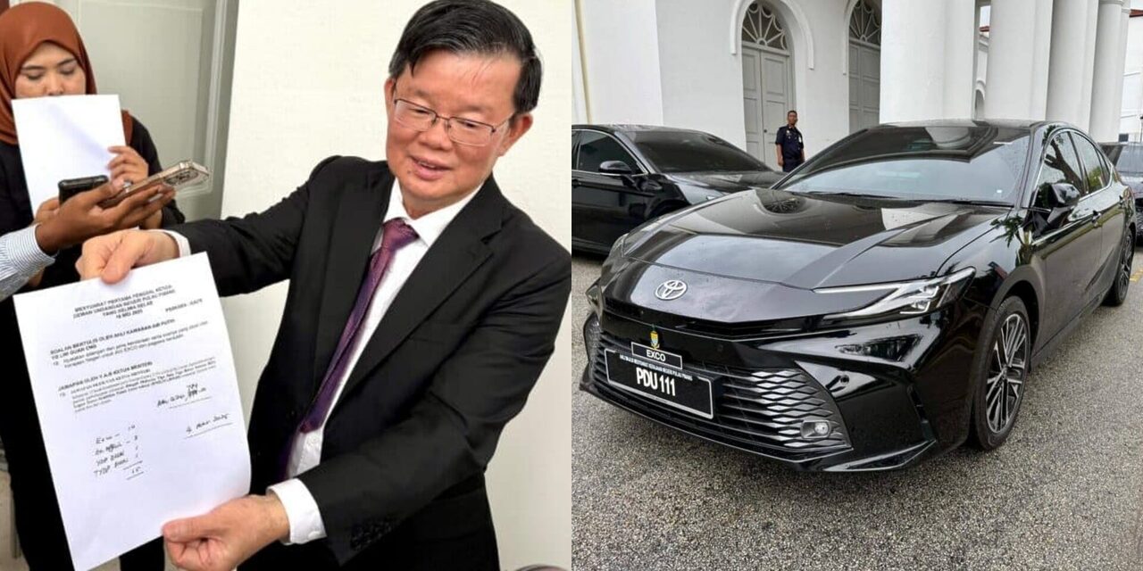 Pulau Pinang Belanja Lebih RM3.3 Juta Beli Toyota Camry Sebagai Kenderaan Rasmi