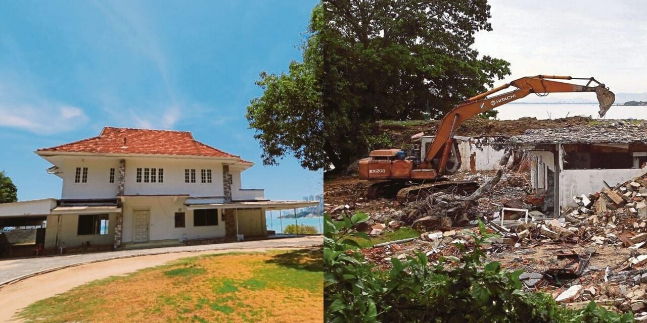 Pulau Pinang Hilang Satu Tempat Bersejarah, Vila Tan Sri Boon Siew Dirobohkan Untuk Bina Kondominium Mewah