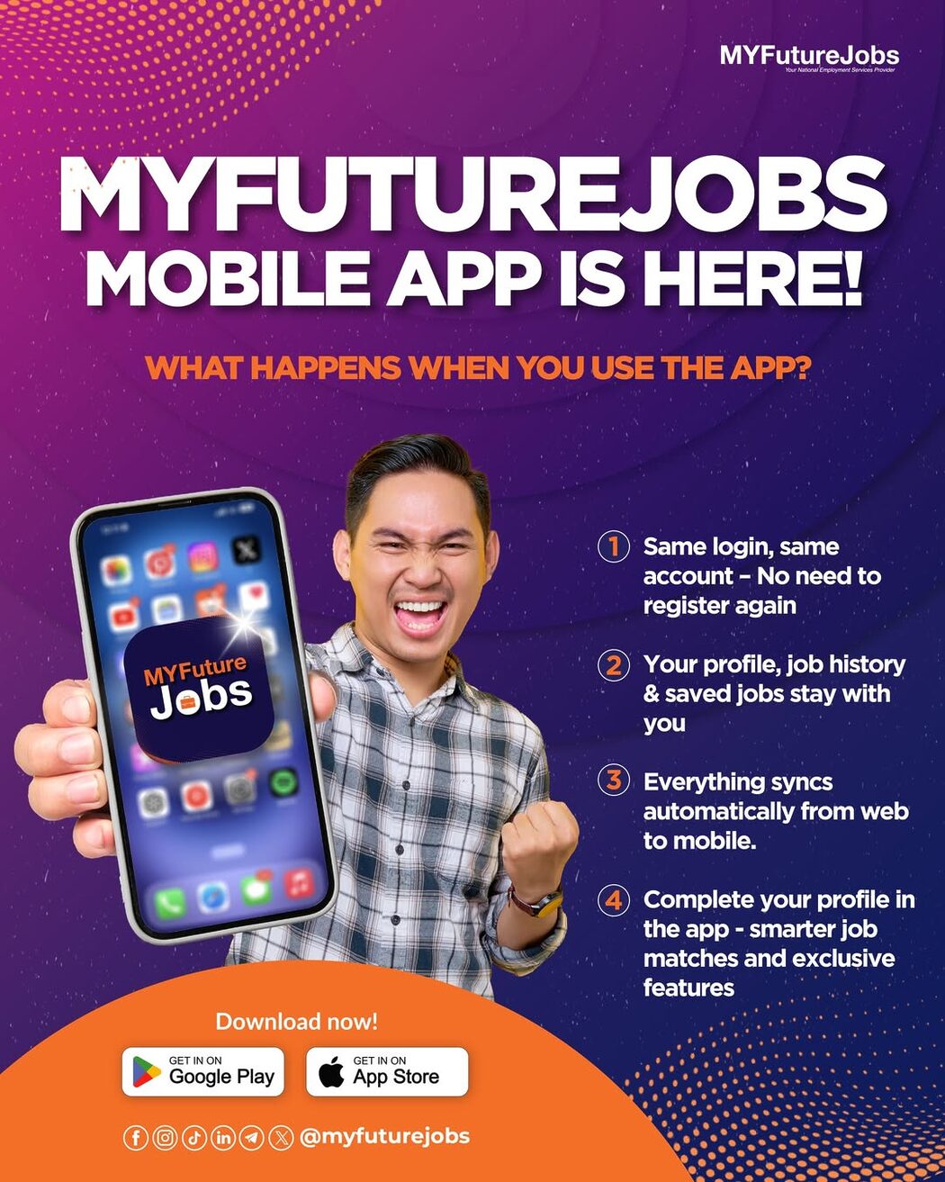 Cari Kerja Dengan Satu Klik, MYFutureJobs Ubah Cara Kita Bina Masa Depan
