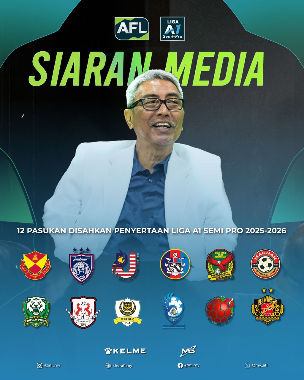 Liga A1 Semi Pro 2025-2026 - 12 Pasukan Sahkan Penyertaan 2 Liga A1 Semi Pro